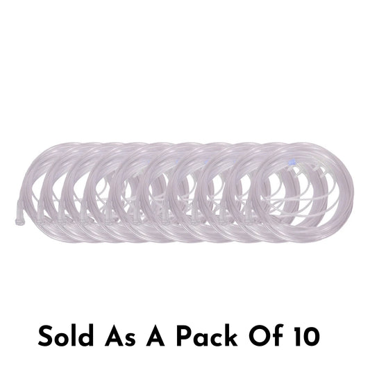 Pack of 10 nasal cannulas.